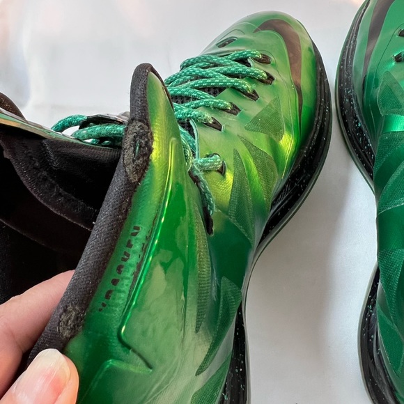 Nike LeBron James Shoes Sz 13.5 NikeID Diamond Collection Green - Picture 11 of 11